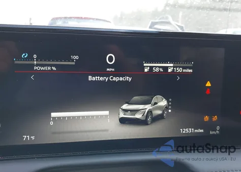 2023 Nissan Ariya Engage+ z USA, uszkodzony, nr VIN JN1DF0BB9PM709417